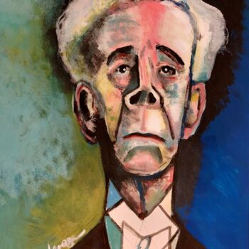 Malerei mit dem Titel "Arthur Rubinstein" von Alexandre Lepage, Original-Kunstwerk, Acryl