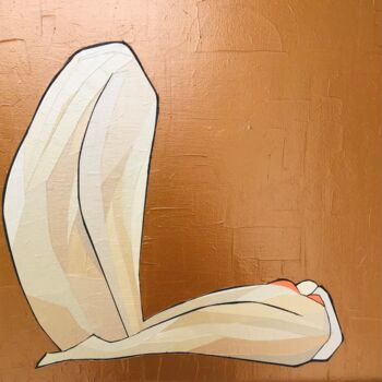 Painting titled "Nude art I-22" by Alexandre Moore Rockefeller, Original Artwork, Acrylic