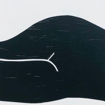 Ζωγραφική με τίτλο "Abstract Nude 8-23" από Alexandre Moore Rockefeller, Αυθεντικά έργα τέχνης, Ακρυλικό
