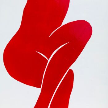 Peinture intitulée "Abstract Nude 4" par Alexandre Moore Rockefeller, Œuvre d'art originale, Acrylique