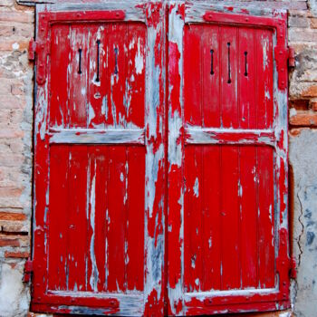 Fotografia intitulada "VOLETS ROUGES" por Alexandre Pons, Obras de arte originais