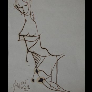绘画 标题为“femme” 由Alexandre Sacha Putov (1940-2008) Benezi, 原创艺术品, 油