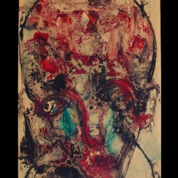Картина под названием "portrait expression…" - Alexandre Sacha Putov (1940-2008) Benezi, Подлинное произведение искусства, М…