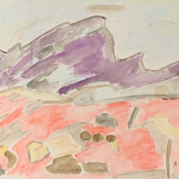 Peinture intitulée "Victoire radieuse" par Alexandrina Leitao, Œuvre d'art originale, Aquarelle