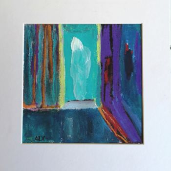 Painting titled "n°6" by Alx-, Original Artwork, Pastel