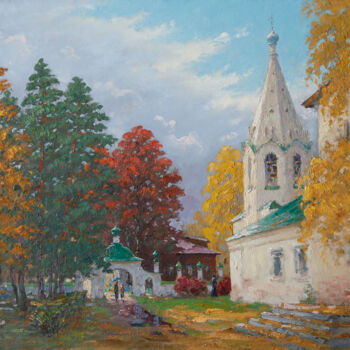 Painting titled "The rain is over" by Alexander Alexandrovsky, Original Artwork, Oil