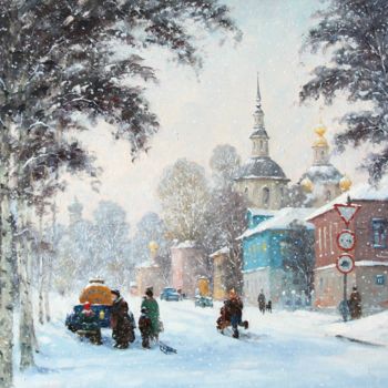 Painting titled "The Great Ustyug. S…" by Alexander Alexandrovsky, Original Artwork