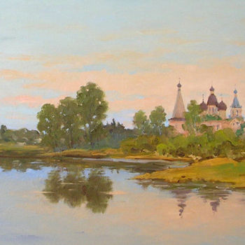 Painting titled "The twiight" by Alexander Alexandrovsky, Original Artwork
