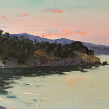 Ζωγραφική με τίτλο "Morning sea. Coast.…" από Alexander Alexandrovsky, Αυθεντικά έργα τέχνης, Λάδι
