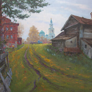 Painting titled "Valaam. Day" by Alexander Alexandrovsky, Original Artwork, Oil