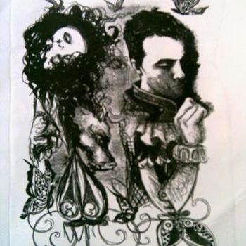 绘画 标题为“esperarte, Espero” 由Alex Barretto, 原创艺术品