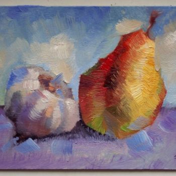 Painting titled "nature morte "une A…" by Alexei Machina, Original Artwork
