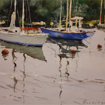 "Coast-12" başlıklı Tablo Alexey Boukingolts tarafından, Orijinal sanat, Suluboya