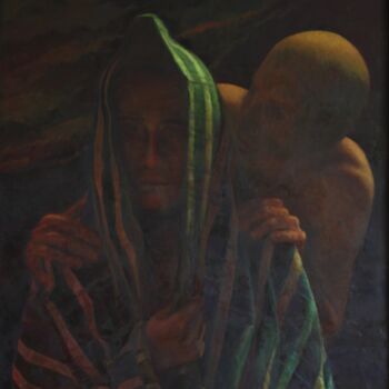 Schilderij getiteld "Tempting" door Alexey Spirin, Origineel Kunstwerk, Olie