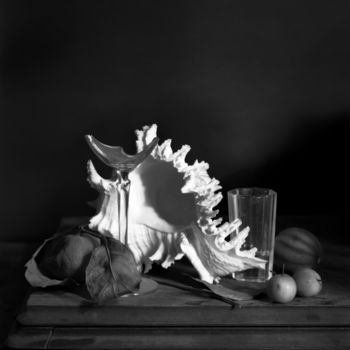 Photographie intitulée "Still life with a s…" par Alexey Sobolev, Œuvre d'art originale, Photographie argentique