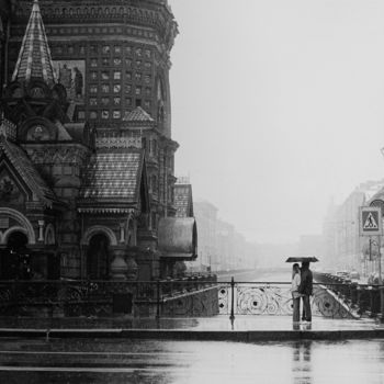 「Ливень / Rain」というタイトルの写真撮影 Alexey Sobolevによって, オリジナルのアートワーク, 操作されていない写真