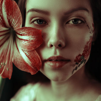 Photography titled "The stinging girl w…" by Alex Grear, Original Artwork, Digital Photography