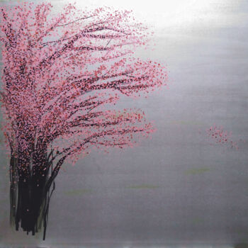 "Cerisier Gris" başlıklı Tablo Alexis Culot tarafından, Orijinal sanat, Akrilik