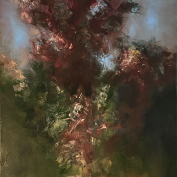 Картина под названием "Les larmes du Magno…" - Alexis Puybasset, Подлинное произведение искусства, Масло Установлен на Дерев…