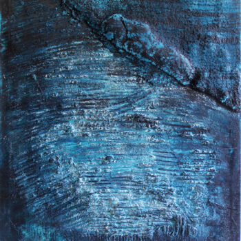 Ζωγραφική με τίτλο "Ultra" από Alexis Toublanc, Αυθεντικά έργα τέχνης, Ακρυλικό Τοποθετήθηκε στο Ξύλινο φορείο σκελετό