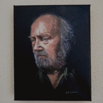 Peinture intitulée "Oude man" par Alexis Van Gelder, Œuvre d'art originale, Huile