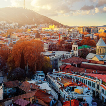 Фотография под названием "Город Тбилиси" - Alex Kalm, Подлинное произведение искусства, Цифровая фотография
