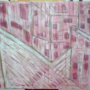 Painting titled "URBAN CHAOS" by Exal, Original Artwork
