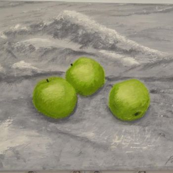 Картина под названием "мандрагоровые яблоки" - Александр Рай, Подлинное произведение искусства, Масло