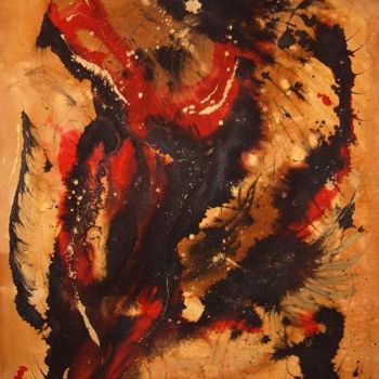 Painting titled "Ryu II" by Alexander Snehotta Von Kimratshofen, Original Artwork, Oil