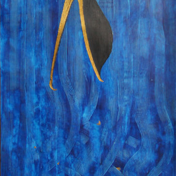 Schilderij getiteld "Pelican. Series - F…" door Alexander Ustinoff, Origineel Kunstwerk, Tempera