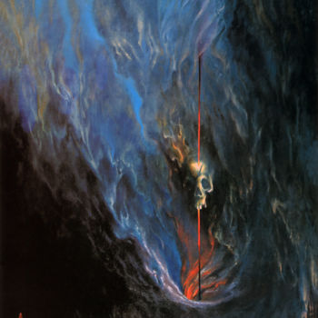 Картина под названием "Darkness" - Alexander Ustinoff, Подлинное произведение искусства, Масло