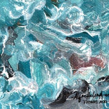 Painting titled " ACEO - 770205A00" by Alfechelena Alforque Helen Alfeche, Original Artwork