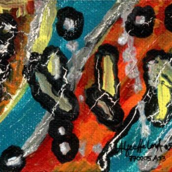 Painting titled "ACEO - 770205A03" by Alfechelena Alforque Helen Alfeche, Original Artwork