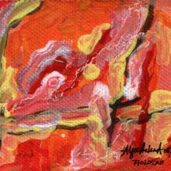 Painting titled " ACEO - 770205A11" by Alfechelena Alforque Helen Alfeche, Original Artwork