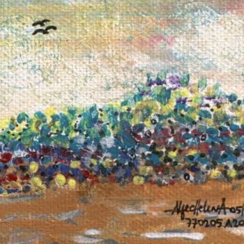 Painting titled " ACEO - 770205A20" by Alfechelena Alforque Helen Alfeche, Original Artwork