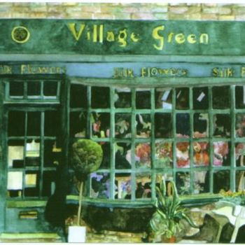 Painting titled "Village Green" by Susie Lidstone, Original Artwork