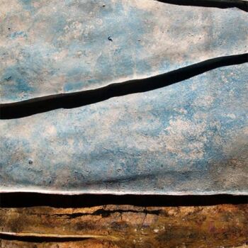Pintura titulada "gorges n 8 - sky an…" por Alfio Catania Bruciovento, Obra de arte original, Oleo