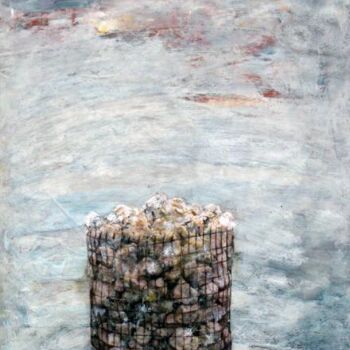 Pintura titulada "Stones (chronicle o…" por Alfio Catania Bruciovento, Obra de arte original, Oleo