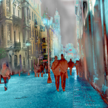 Arts numériques intitulée "Calle Zamora" par Alfonso García, Œuvre d'art originale, Photographie numérique