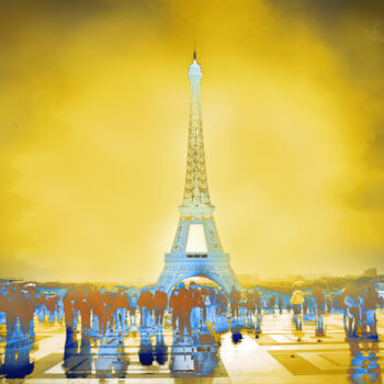 Arte digital titulada "Torre Eiffel París" por Alfonso García, Obra de arte original, Fotografía digital