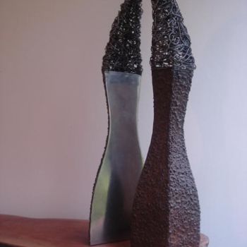 Скульптура под названием "Entre el espacio bu…" - Alfranco, Подлинное произведение искусства