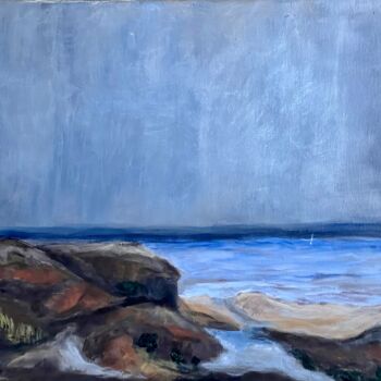 Картина под названием "Coastal Inspiration" - Alfredo Machado Zingg, Подлинное произведение искусства, Акрил Установлен на Д…