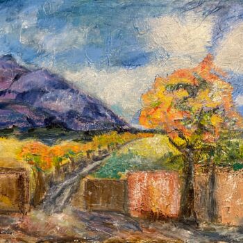 제목이 "Provence 2"인 미술작품 Alfredo Machado Zingg로, 원작, 아크릴 나무 들것 프레임에 장착됨