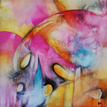 Pittura intitolato "Nebulosa de colores" da Kelo, Opera d'arte originale, Acrilico