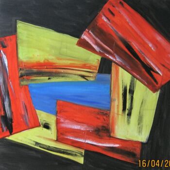 Картина под названием "FGEO  6" - Alfredo Troilo, Подлинное произведение искусства, Масло