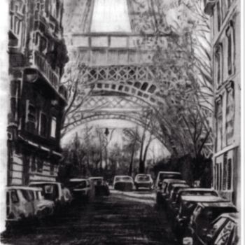 「paris.jpg」というタイトルの絵画 Ginesteによって, オリジナルのアートワーク