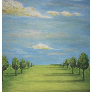 Pintura intitulada "O caminho ( The pat…" por Gonçalo Carmine, Obras de arte originais, Óleo