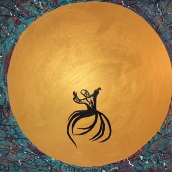 Pintura titulada "The shadow of the f…" por Ali Kasap, Obra de arte original, Acrílico Montado en Bastidor de camilla de mad…