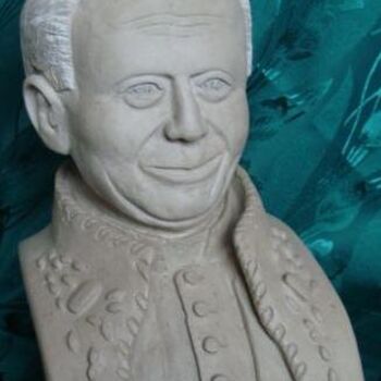 Sculpture titled "Pope Juan Pablo II" by Zenon Aliaga, Original Artwork