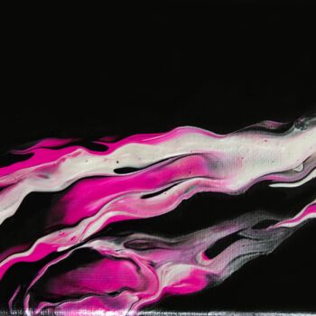Painting titled "Pink marble" by Alice B., Original Artwork, Acrylic